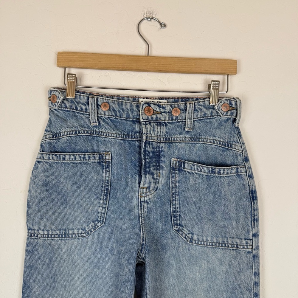 Free People Palmer Cuffed Jean in La La Land - Picture 6 of 11